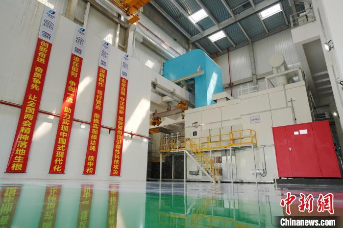 全国产化F级50兆瓦重型燃气轮机机组。　乐动网页版供图